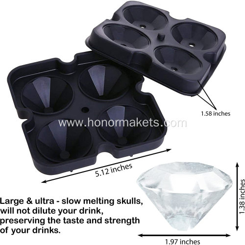 Silicon diamond Ice Mould